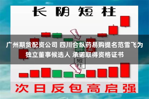 广州期货配资公司 四川合纵药易购提名范雪飞为独立董事候选人 承诺取得资格证书