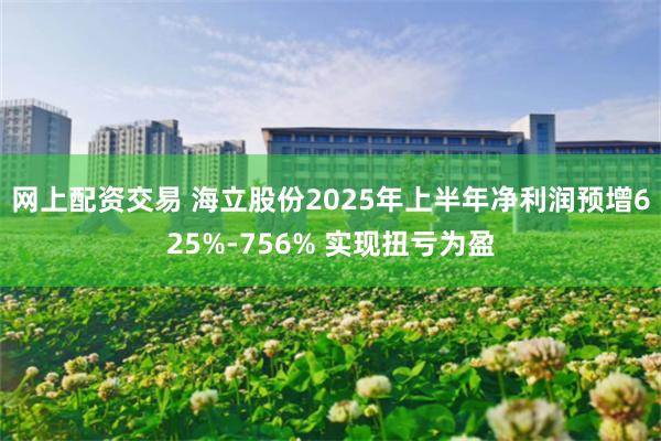 网上配资交易 海立股份2025年上半年净利润预增625%-756% 实现扭亏为盈