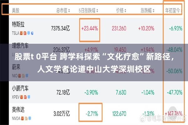 股票t 0平台 跨学科探索“文化疗愈”新路径，人文学者论道中山大学深圳校区