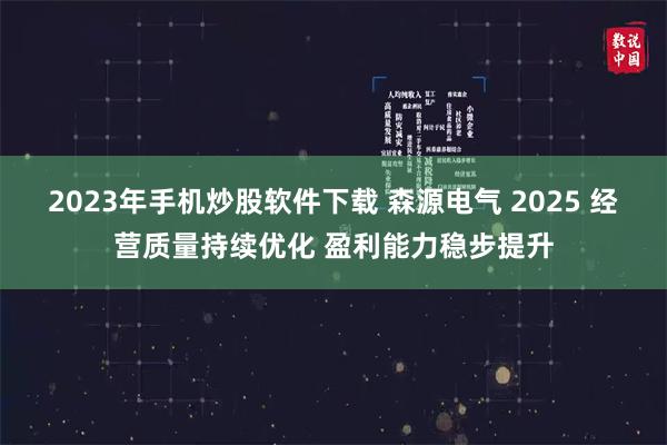 2023年手机炒股软件下载 森源电气 2025 经营质量持续优化 盈利能力稳步提升
