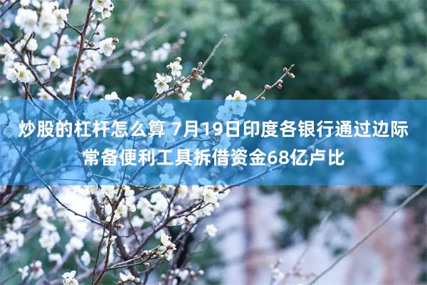 炒股的杠杆怎么算 7月19日印度各银行通过边际常备便利工具拆借资金68亿卢比
